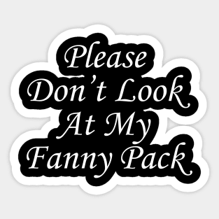 Fanny Pack Elegant Sticker